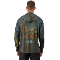 Chokefish™ Long Sleeve Every Day All Weather Shirt Men's Hooded Story-Of-Cuba