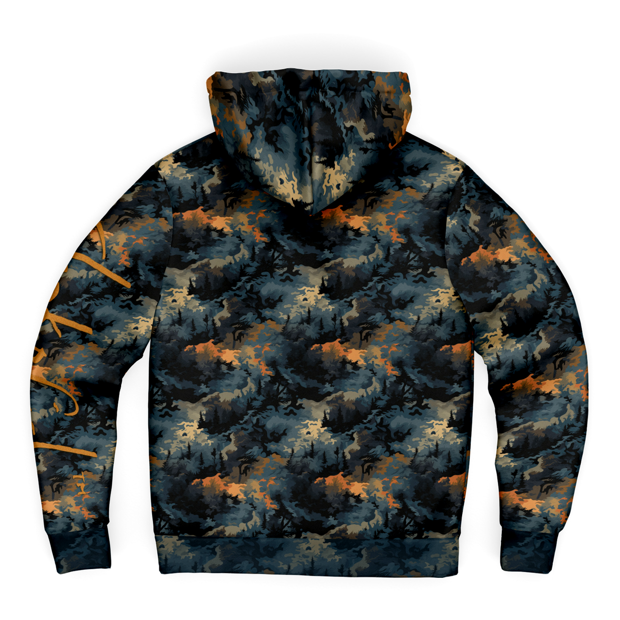 Chokefish™ Microfleece Zip-Up Hoodie Camouflage-003B