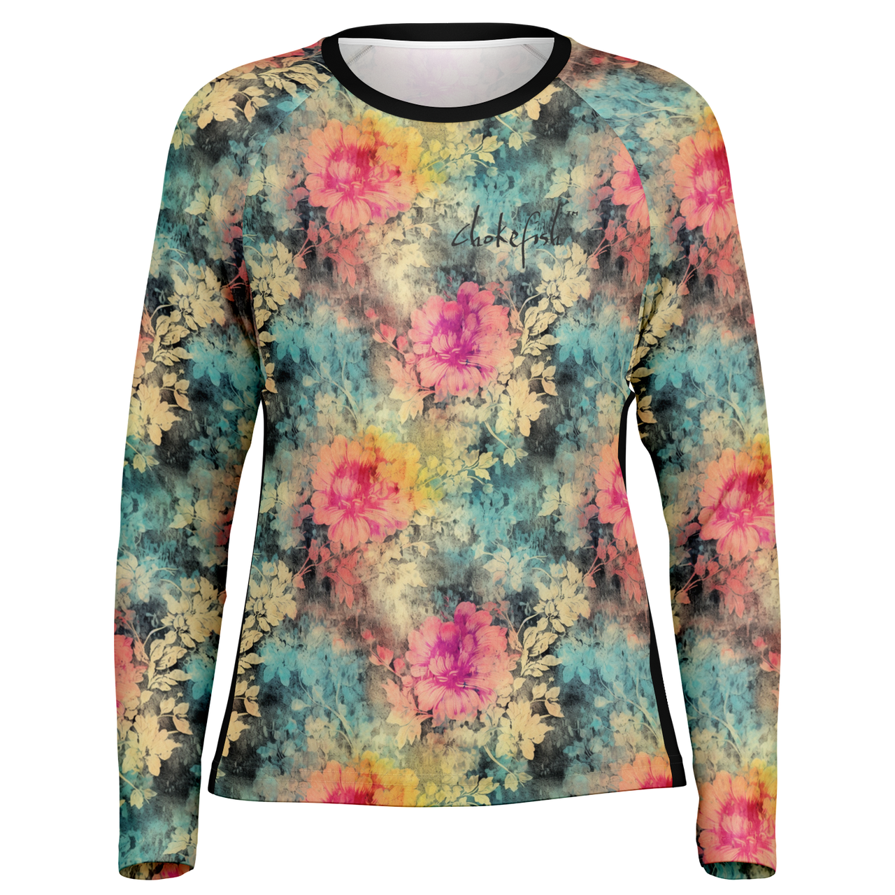 Chokefish™ Long Sleeve Every Day All Weather Acid-Wash Shirt Women's-007