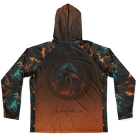 Chokefish™ Long Sleeve Every Day All Weather Hooded Shirt Men's-Motocross-001