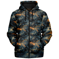 Chokefish™ Microfleece Zip-Up Hoodie Camouflage-003B
