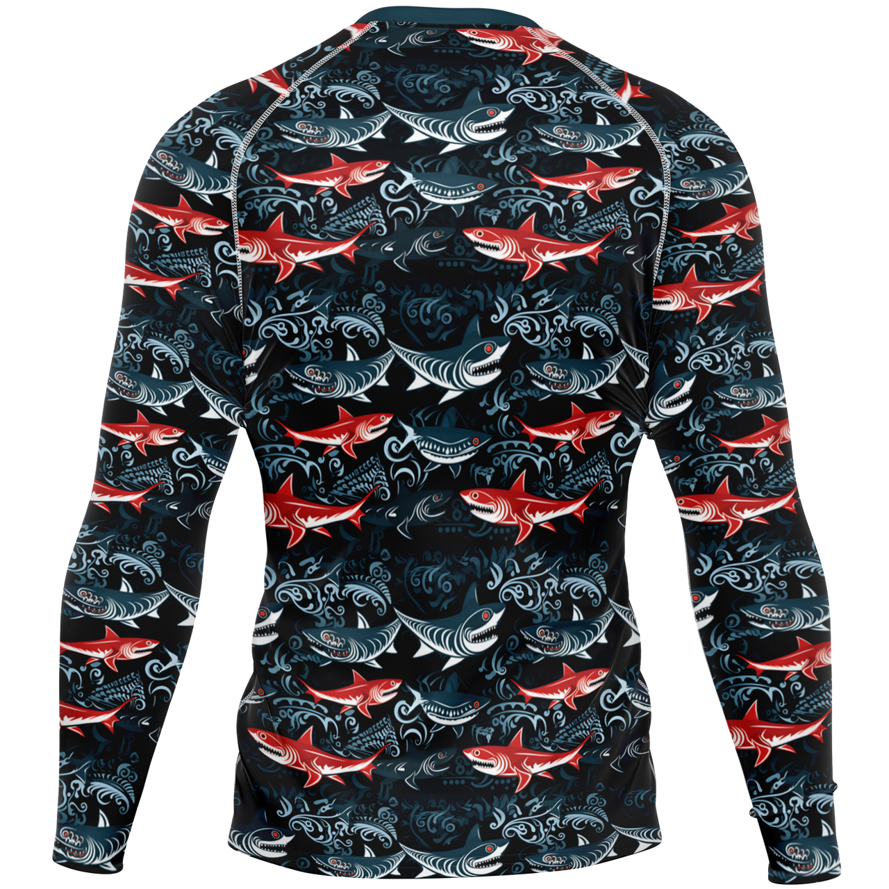 Chokefish™ Long Sleeve Rashguard Marine Men's Shirt-002