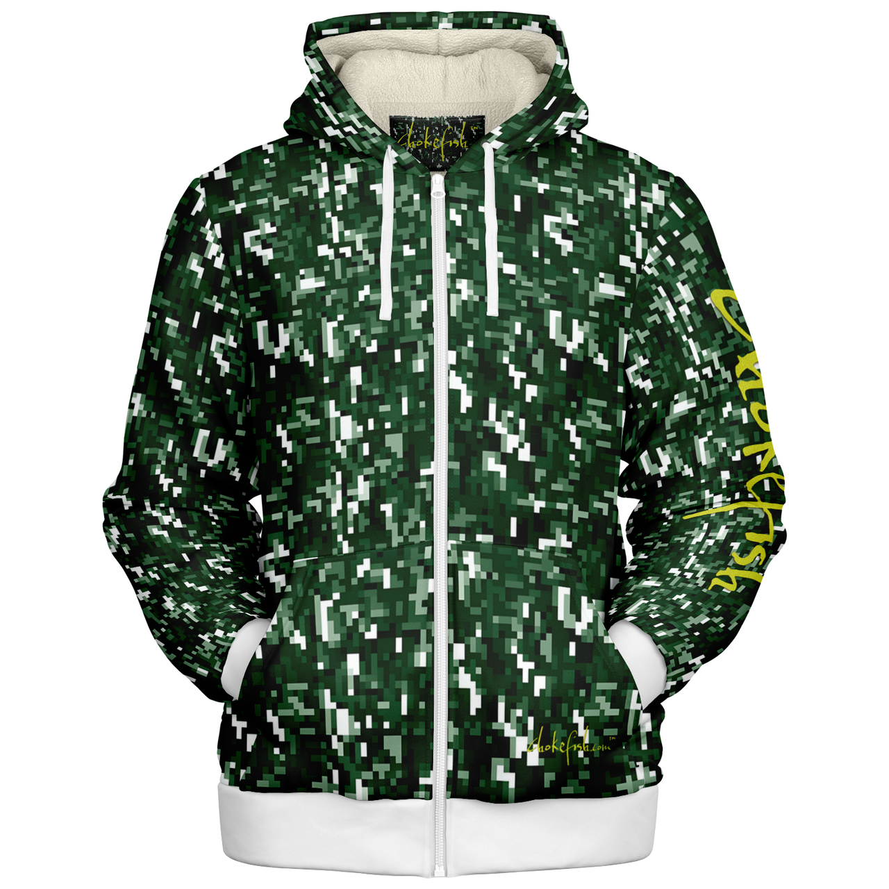 Chokefish™ Microfleece Zip-Up Hoodie Camouflage-020