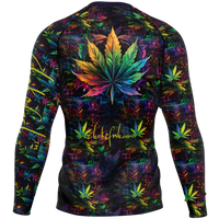 Chokefish™ Long Sleeve Rashguard Cannabis Men's Shirt-015-Special Edition
