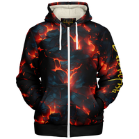 Chokefish™ Microfleece Zip-Up Hoodie Volcano-001