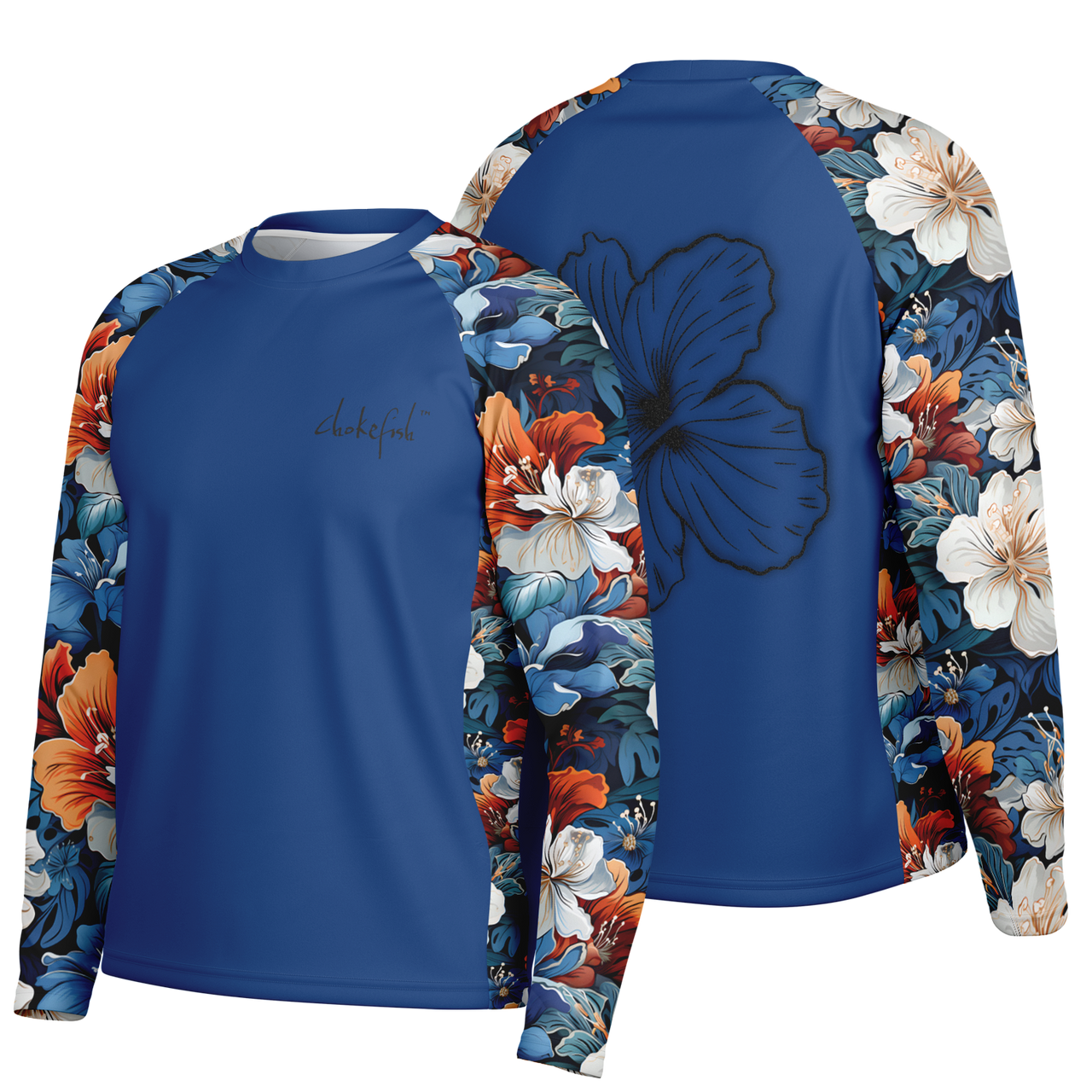 Chokefish™ Long Sleeve Every Day All Weather Floral Shirt Men's-008 - SLE