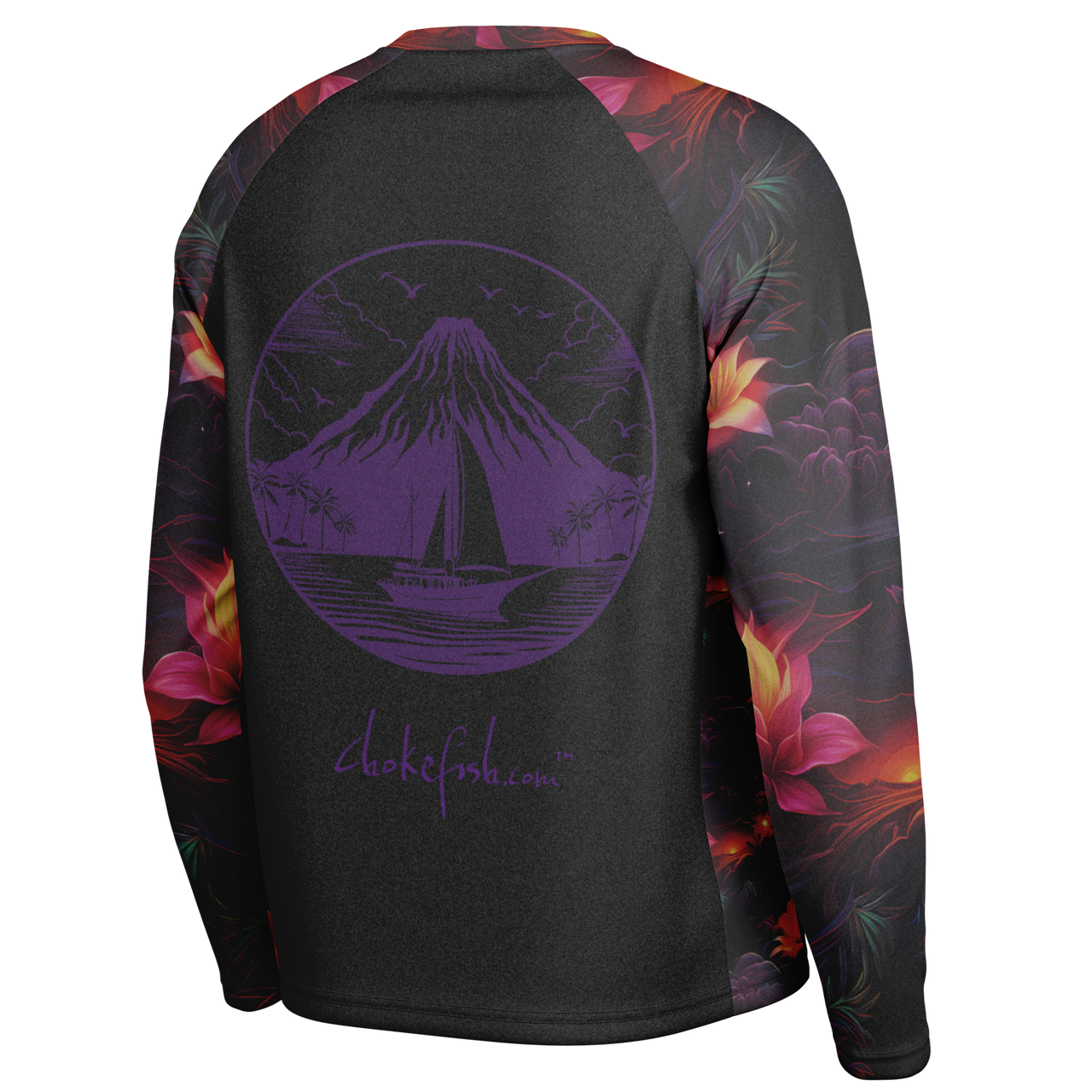 Chokefish™ Long Sleeve Every Day All Weather Volcano Shirt Men's-004 - SLE