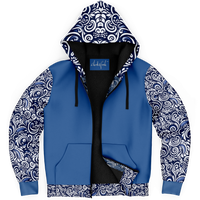 Chokefish™ Microfleece Zip-Up Hoodie Maori-007B