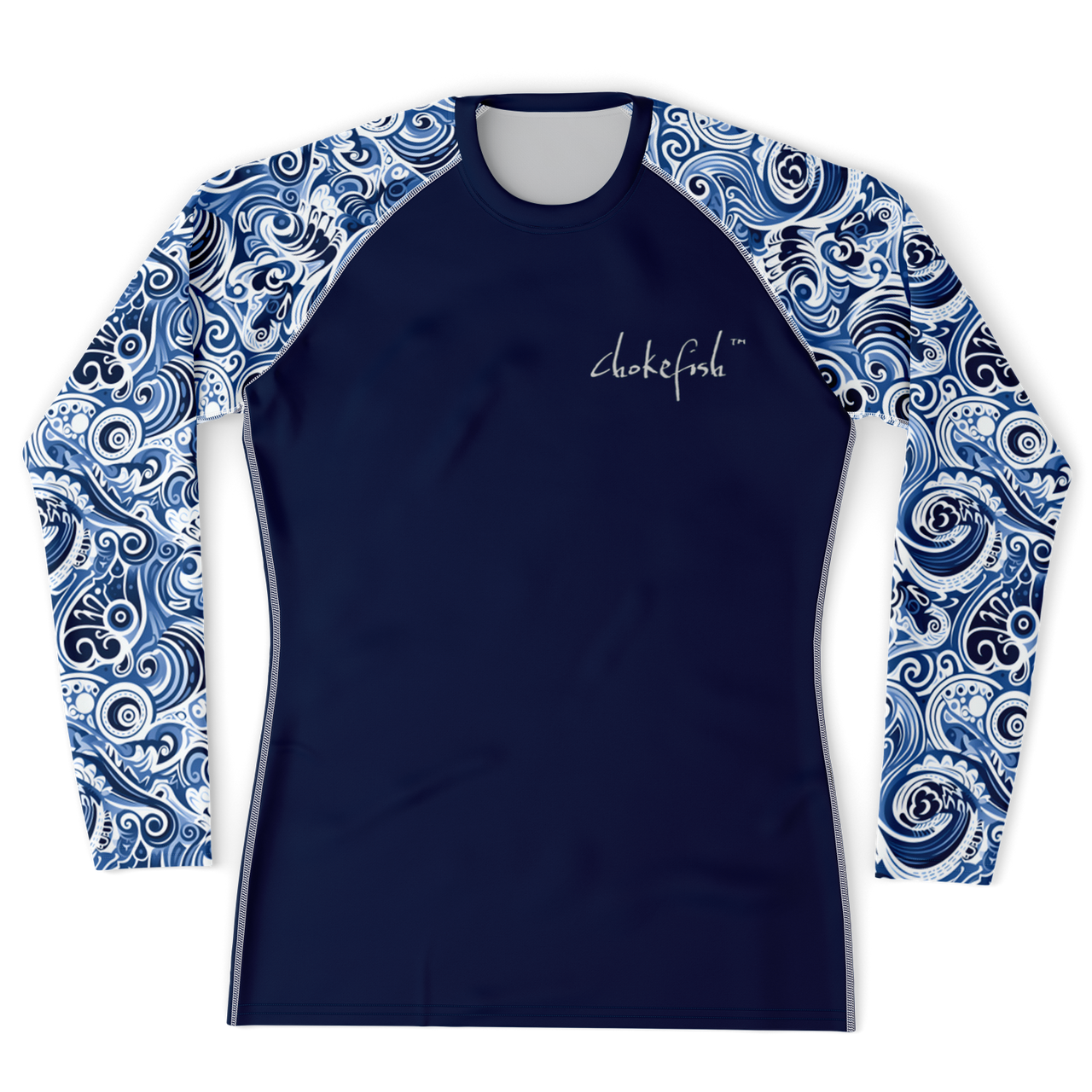 Chokefish™ Long Sleeve Rashguard Maori Men's Shirt-002
