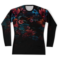 Chokefish™ Long Sleeve Rashguard Floral Men's Shirt-004