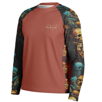 Chokefish™ Long Sleeve Every Day All Weather Skulls Shirt Men's-002 - SLE