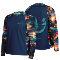 Chokefish™ Long Sleeve Every Day All Weather Trees&Boats Shirt Men's-002 - SLE