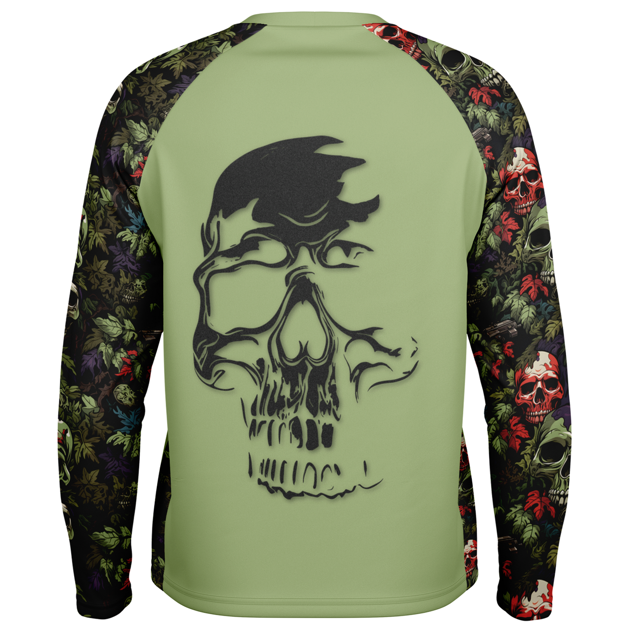 Chokefish™ Long Sleeve Every Day All Weather Skulls Shirt Men's-026