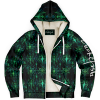 Chokefish™ Microfleece Zip-Up Hoodie Cannabis-002-2