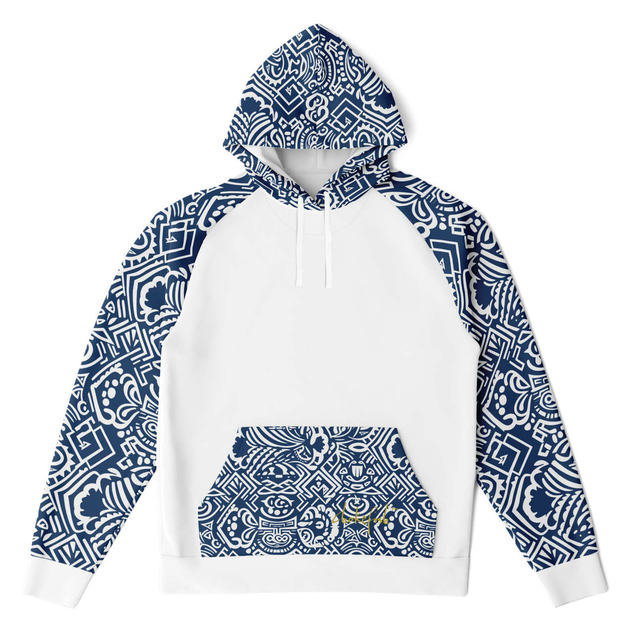 Chokefish™ Maori-Tribal Raglan Remix - 001W