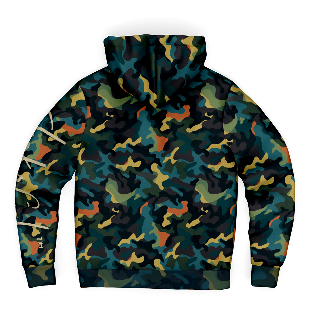 Chokefish™ Microfleece Zip-Up Hoodie Camouflage-010B