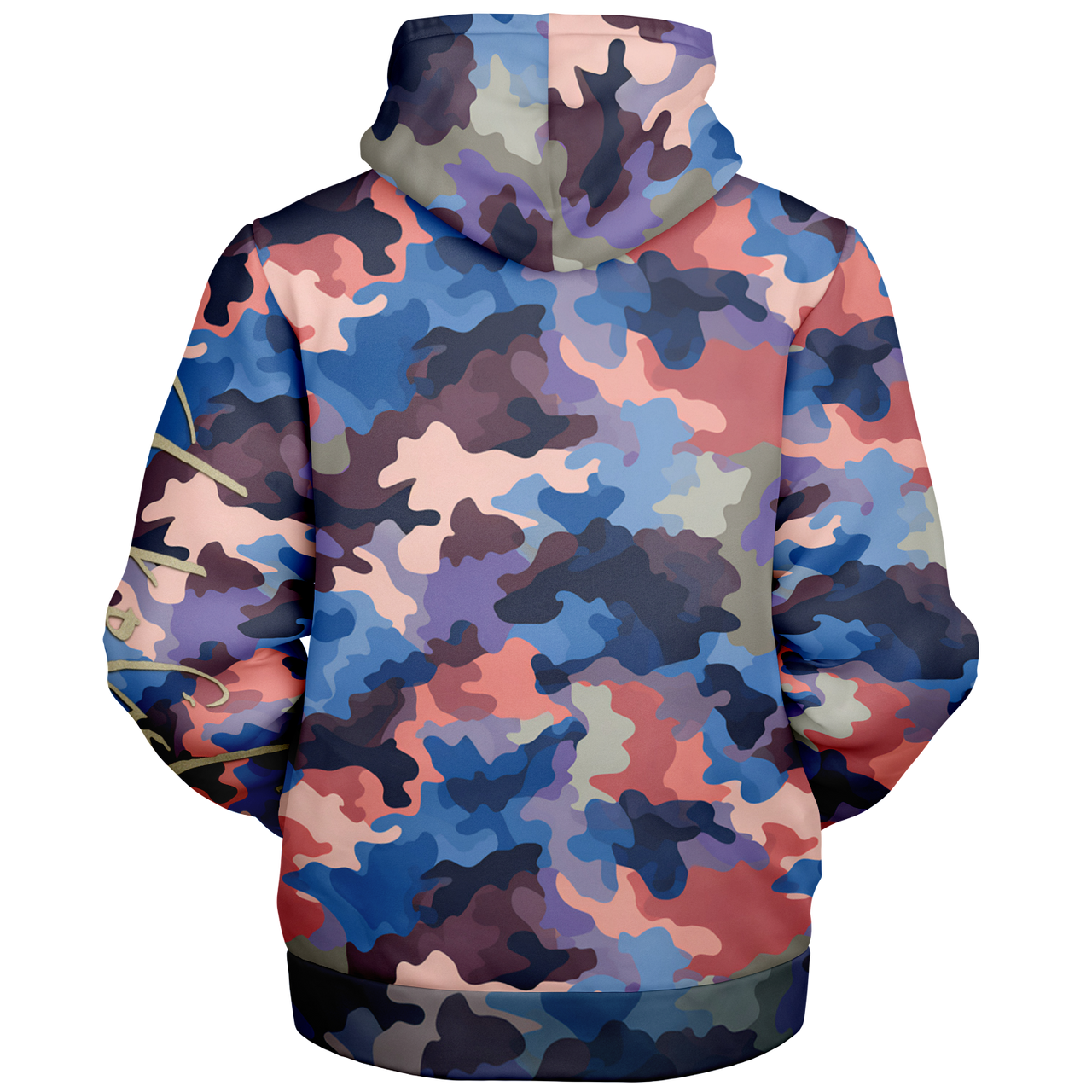 Chokefish™ Microfleece Zip-Up Hoodie Camouflage-004B