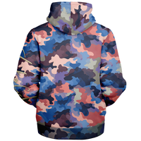 Chokefish™ Microfleece Zip-Up Hoodie Camouflage-004B