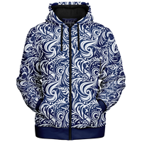 Chokefish™ Microfleece Zip-Up Hoodie Maori-006-2B