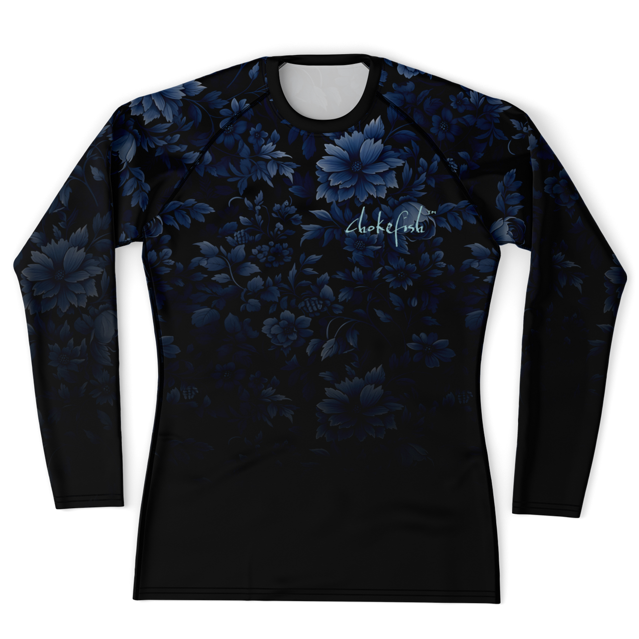 Chokefish™ Long Sleeve Rashguard Floral Men's Shirt-002