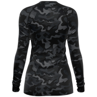Chokefish™ Long Sleeve Rashguard Camouflage Woman's Shirt-005