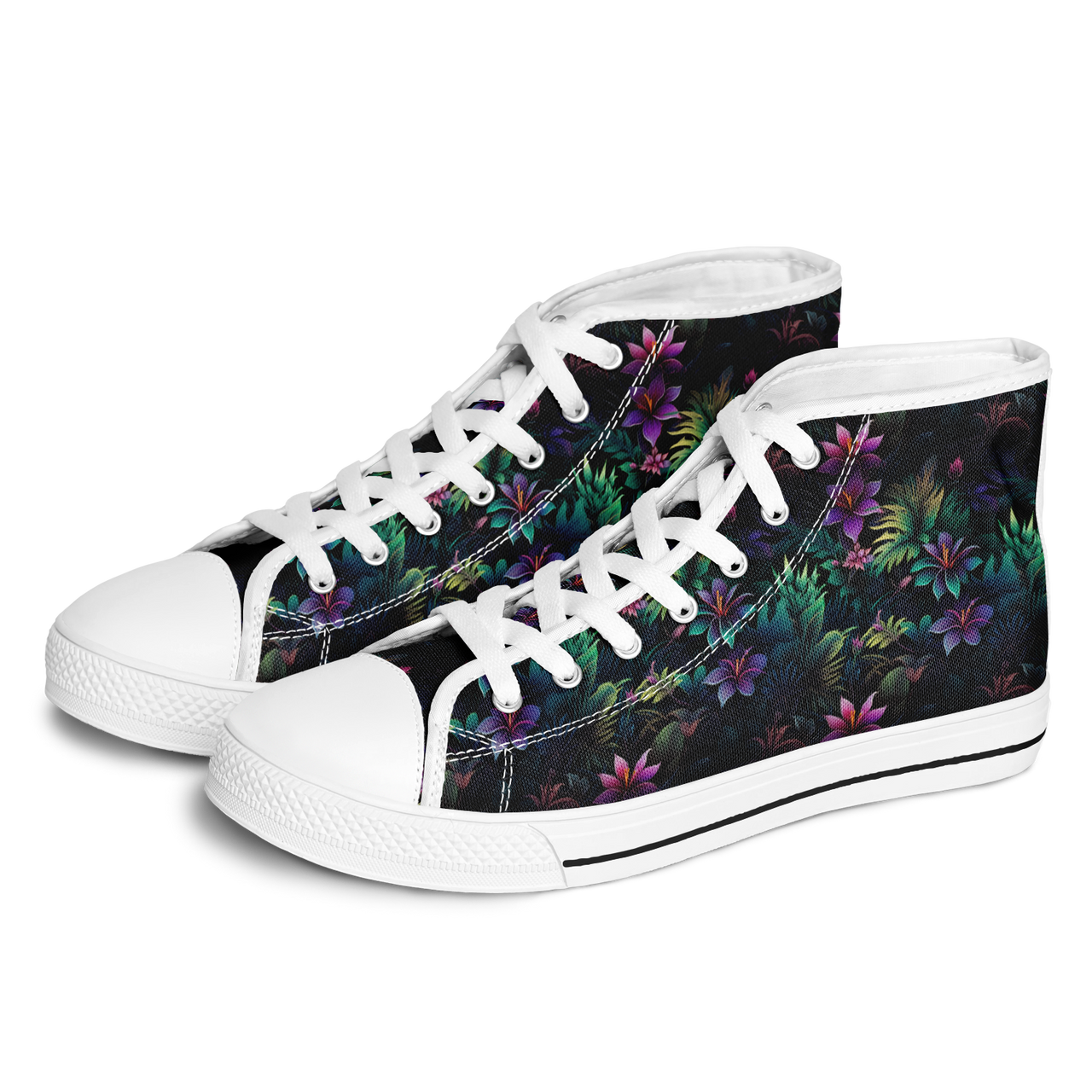 Chokefish™ Urban Peak Retro High Tops-Floral-008