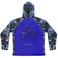 Chokefish™ Long Sleeve Every Day All Weather Hooded Shirt Men's-Motocross-002
