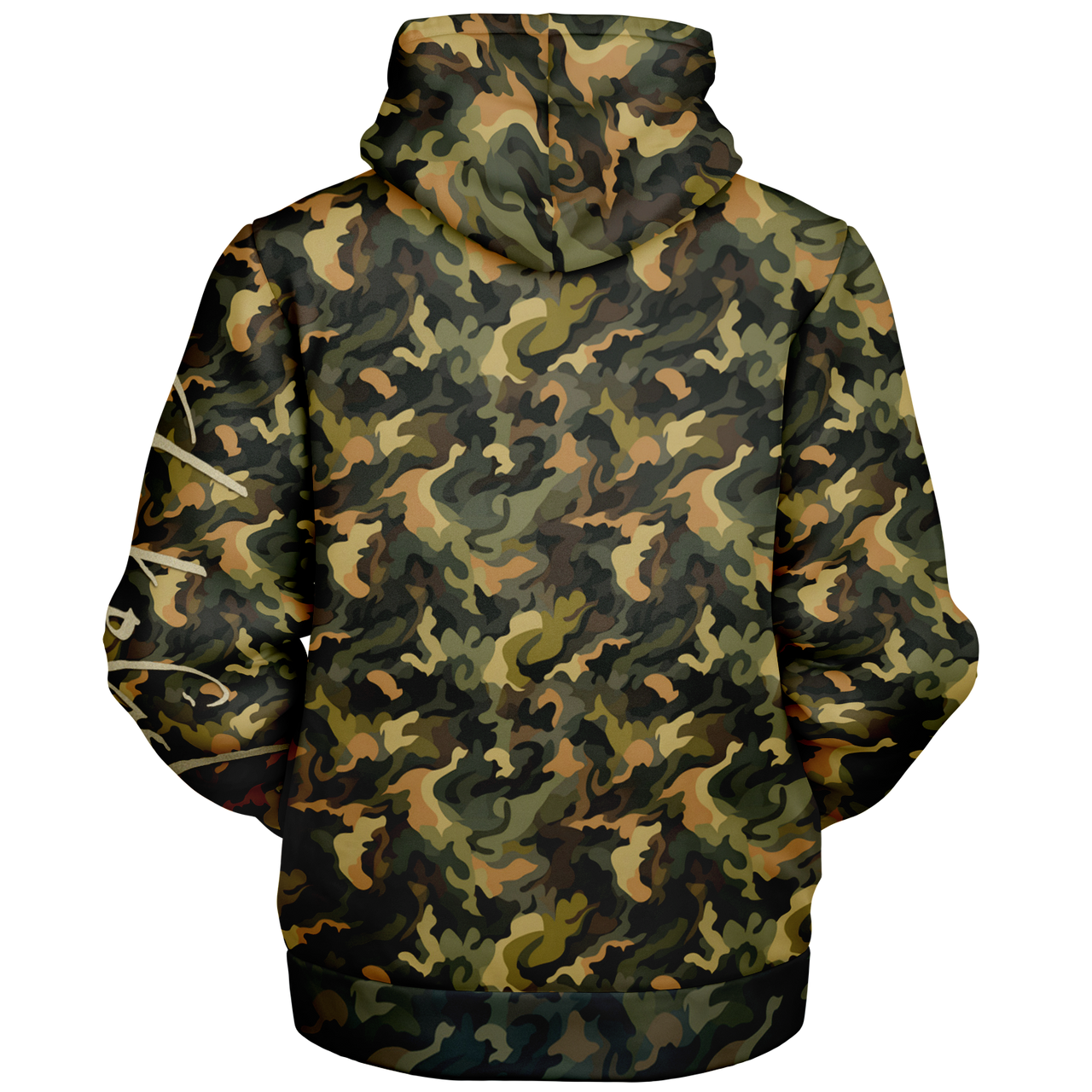 Chokefish™ Microfleece Zip-Up Hoodie Camouflage-012B