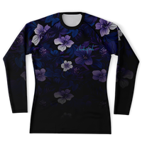 Chokefish™ Long Sleeve Rashguard Floral Men's Shirt-006