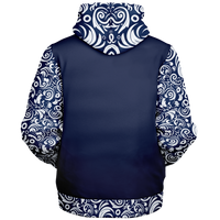 Chokefish™ Microfleece Zip-Up Hoodie Maori-003