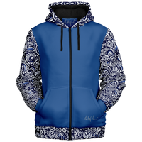 Chokefish™ Microfleece Zip-Up Hoodie Maori-007B
