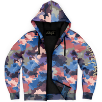 Chokefish™ Microfleece Zip-Up Hoodie Camouflage-004B