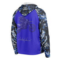 Chokefish™ Long Sleeve Every Day All Weather Hooded Shirt Men's-Motocross-002