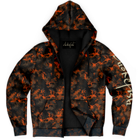 Chokefish™ Microfleece Zip-Up Hoodie Camouflage-015B
