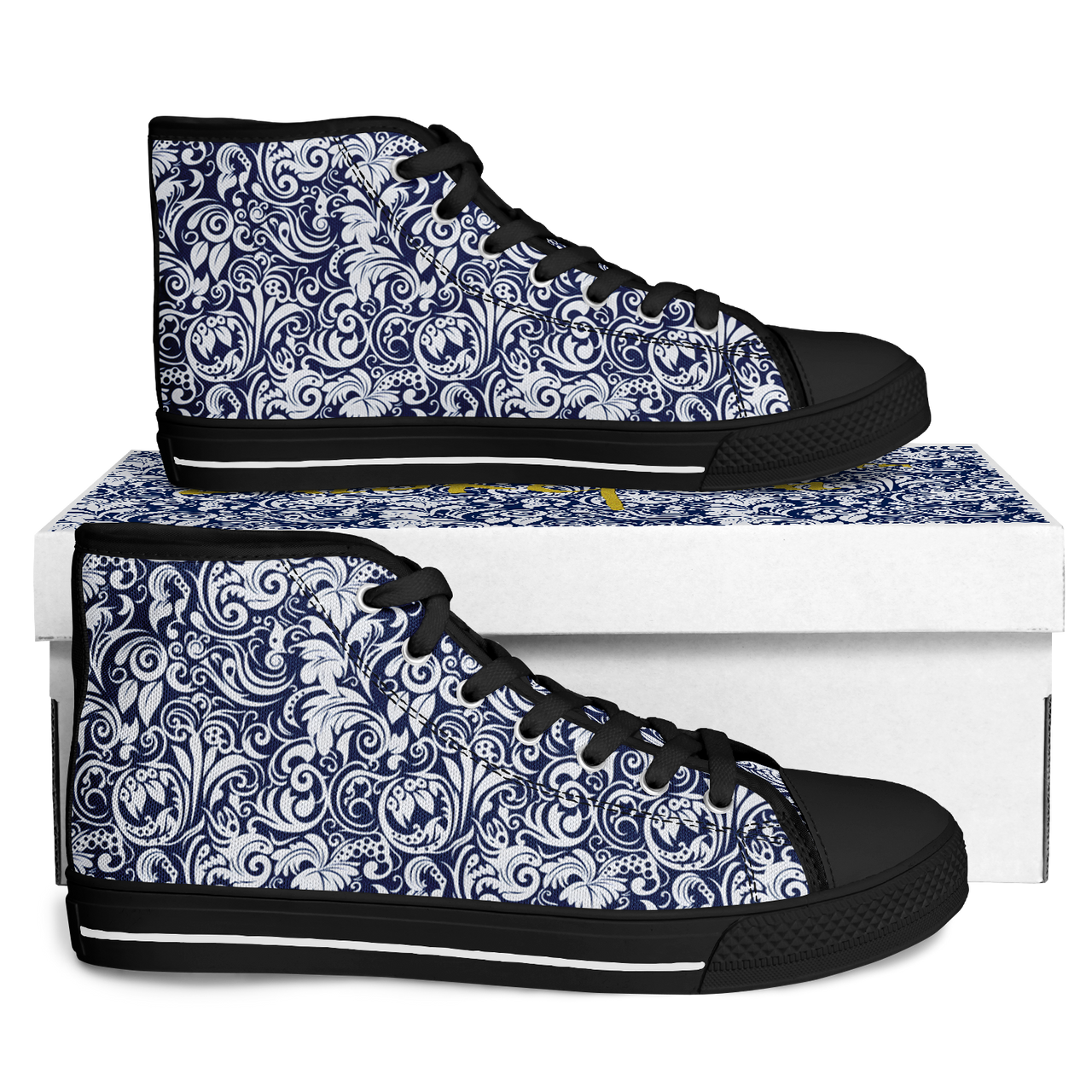 Chokefish™ Urban Peak Retro High Tops-Maori-005-2