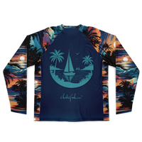 Chokefish™ Long Sleeve Every Day All Weather Trees&Boats Shirt Men's-002 - SLE