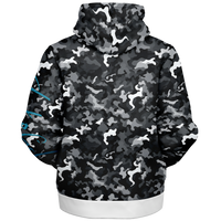 Chokefish™ Microfleece Zip-Up Hoodie Camouflage-001
