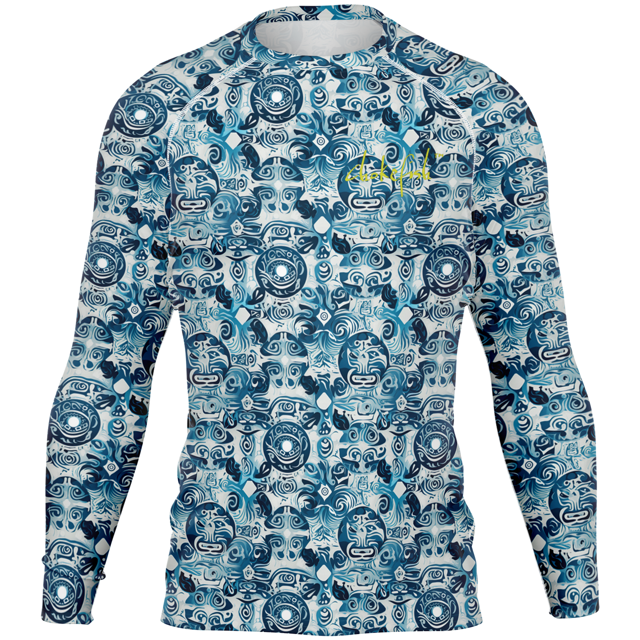 Chokefish™ Long Sleeve Rashguard Sun&Saltwater Men's Shirt-003