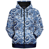 Chokefish™ Microfleece Zip-Up Hoodie Maori-002-2B