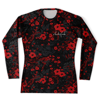 Chokefish™ Long Sleeve Rashguard Floral Men's Shirt-001
