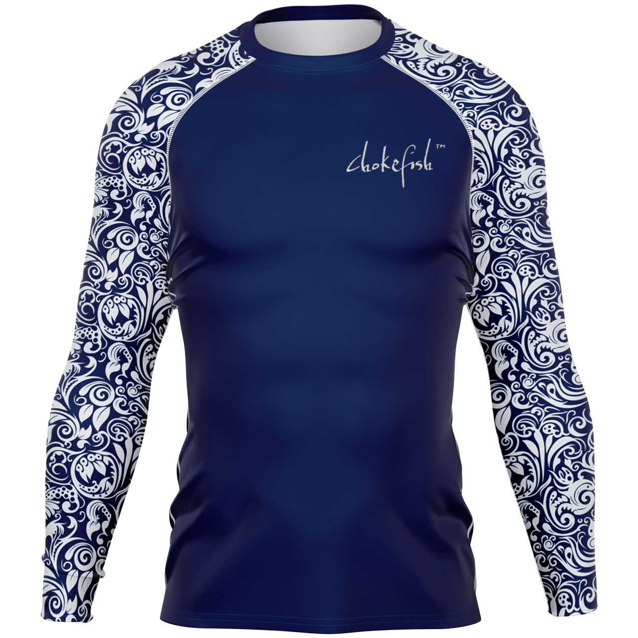 Chokefish™ Long Sleeve Rashguard Maori Men's Shirt-005