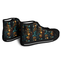 Chokefish™ Urban Peak Retro High Tops-Skulls-004