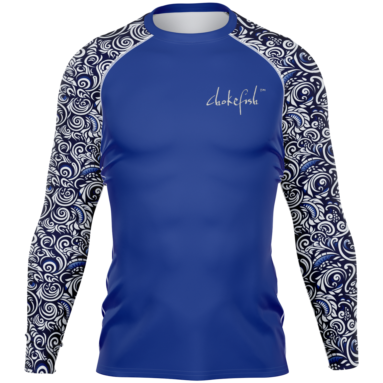 Chokefish™ Long Sleeve Rashguard Maori Men's Shirt-007