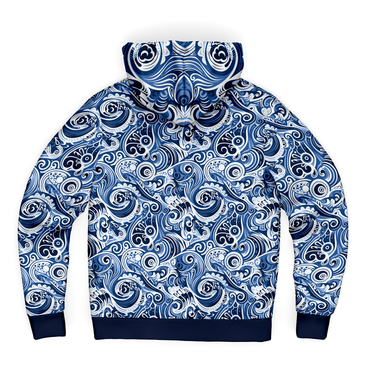 Chokefish™ Microfleece Zip-Up Hoodie Maori-002-2