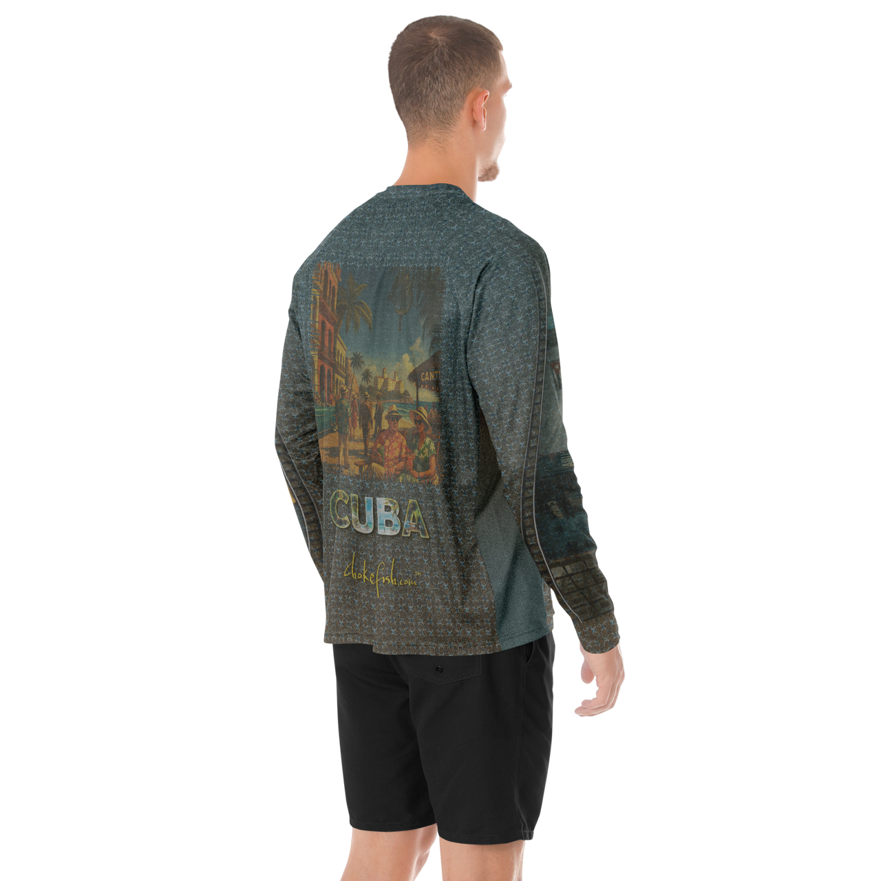 Chokefish™ Long Sleeve Every Day All Weather Shirt Men's Story-Of-Cuba - SLE