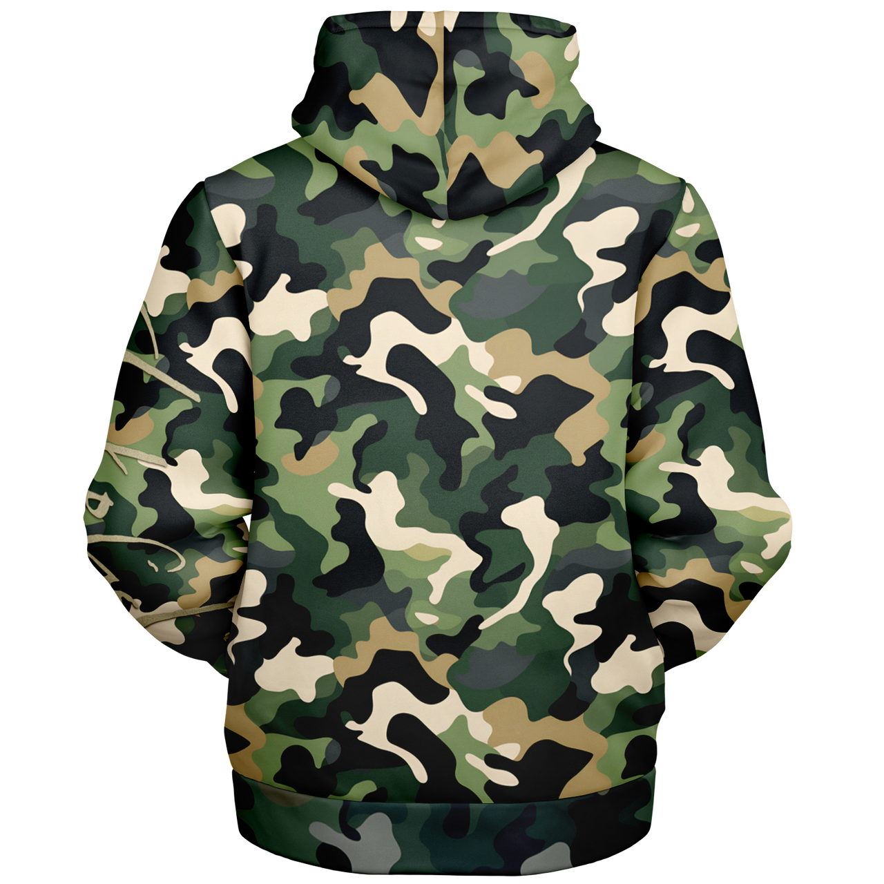 Chokefish™ Microfleece Zip-Up Hoodie Camouflage-002B