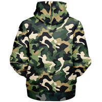 Chokefish™ Microfleece Zip-Up Hoodie Camouflage-002B