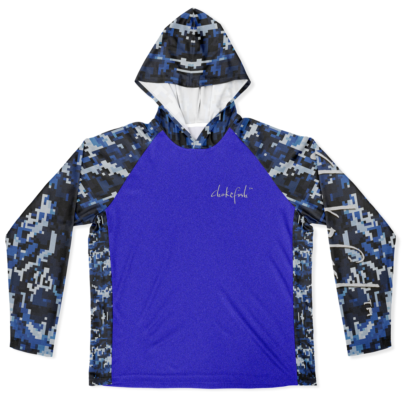 Chokefish™ Long Sleeve Every Day All Weather Hooded Shirt Men's-Motocross-002