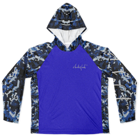 Chokefish™ Long Sleeve Every Day All Weather Hooded Shirt Men's-Motocross-002