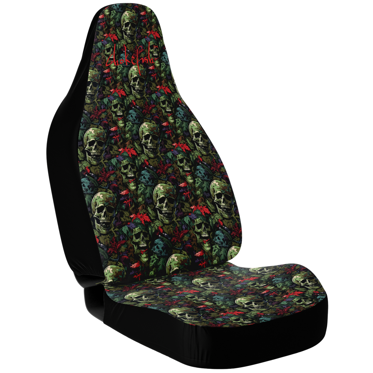 Chokefish™ Skulls Seat Covers Unisex-025